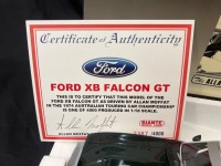 1974 Ford Falcon XB GT # 33 Allan Moffat - BRUT 33 - Winner - ATCC - 2387/4000 - AUTOart 87413 - Car Roof & Certificate Signed Allan Moffat - 7