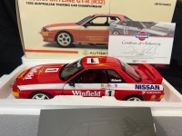 1992 Nissan Skyline GT-R (R32) # 1 Jim Richards ATCC - 0817 / 1008 - AUTOart 89277 - Certificate Signed Jim Richards - 3