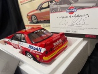 1992 Nissan Skyline GT-R (R32) # 1 Jim Richards ATCC - 0817 / 1008 - AUTOart 89277 - Certificate Signed Jim Richards - 4