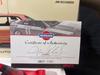 1992 Nissan Skyline GT-R (R32) # 1 Jim Richards ATCC - 0817 / 1008 - AUTOart 89277 - Certificate Signed Jim Richards - 5