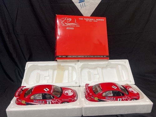2000 Holden Commodore VT # 1 Craig Lowndes & # 1 Lowndes/Skaife - HRT SSC - 0619 / 1500 - AUTOart HRT2000 - Twin Set Farewell Series