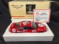 2003 Holden Monaro CV8 # 05 Peter Brock/Anne Gigney - Targa Tasmania - 0015 / 4000 - AUTOart 80314 - Car & Certificate Signed Peter Brock