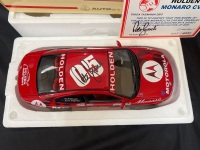 2003 Holden Monaro CV8 # 05 Peter Brock/Anne Gigney - Targa Tasmania - 0015 / 4000 - AUTOart 80314 - Car & Certificate Signed Peter Brock - 4