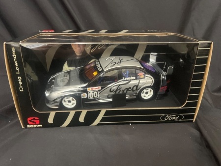 2001 Ford Falcon AU XR8 # 00 Craig Lowndes - Gibson 00 Motorsport - SSC - Biante MB013 - Car Signed Craig Lowndes