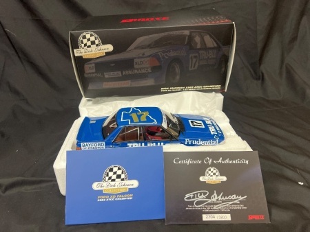 1982 Ford Falcon XD # 17 Dick Johnson Winner ATCC - 2304 / 3800 - Biante B180201D - Certificate Signed Dick Johnson