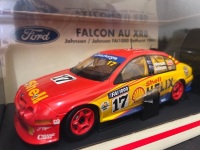 1999 Ford Falcon AU - #17 Dick Johnson / Steven Johnson - FAI 1000 - 0016 / 5004 - Biante MB009 - Certificate Signed Dick Johnson; Broken Windscreen Wiper - 2