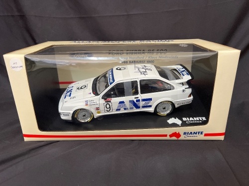 1988 Ford Sierra RS500 # 9 Allan Moffat / G. Hansford / K. Niedzwiedz - Tooheys 1000 - Biante 103 888009 - Car Signed On Roof by Allan Moffat; No Certificate