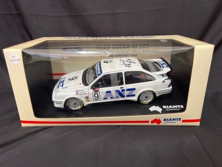 1988 Ford Sierra RS500 # 9 Allan Moffat / G. Hansford / K. Niedzwiedz - Tooheys 1000 - Biante 103 888009 - Car Signed On Roof by Allan Moffat; No Certificate