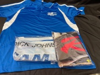 Dick Johnson Racing Team Polo Shirts and Flags, Including Signed Shirt - 7