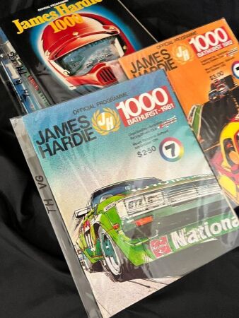 James Hardie 1000 and Tooheys Programmes 1981 to 1990 Lot