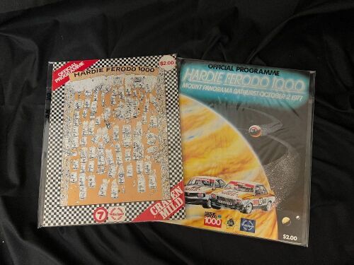 Hardie Ferodo 1000 Programmes 1977 and 1978 Pair