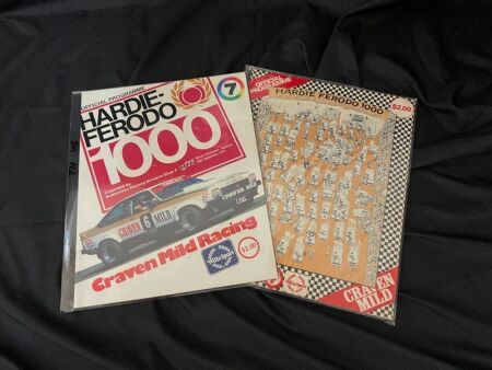 Hardie Ferodo 1000 Programmes 1978 and 1979 Pair