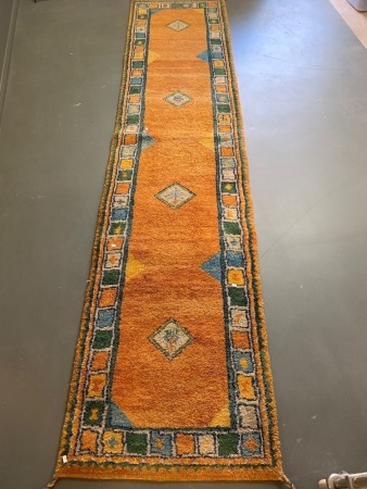 Heavy Hand Knotted Nth.African Wool Runner