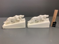 Pair of Atholl Australian Pottery Irish Setter Bookends - 3