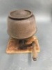 Antique Bench Mounted Sunrise Butter Churn - 2