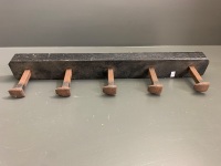 5 x Railway Nail Coat Hook