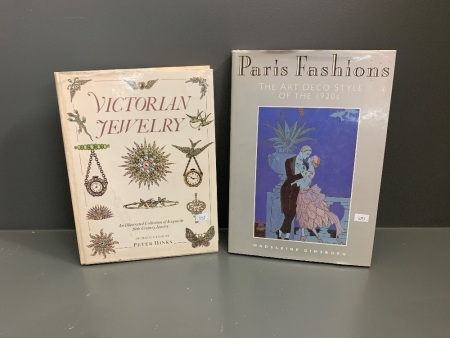 Vintage Reference Books on Victorian Jewellery + Art Deco Paris Fashions