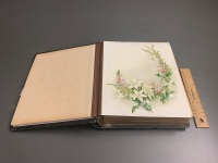 Antique Gilt Edged Photo Album with Some Photos - 2