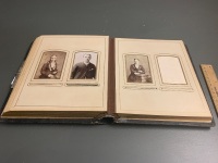 Antique Gilt Edged Photo Album with Some Photos - 5