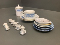 Asstd Lot of Blue White China inc. Coalport, Wedgwood, Danish B&G etc - 4