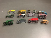 Lot of 11 Asstd 1960's Lesney Husky Die Cast Cars - 3