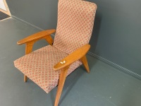 Mid Century Boomerang Style Armchair - 2