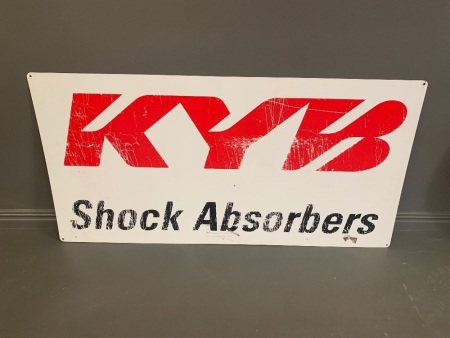 KYB Shock Absorbers Tin Sign