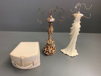 2 x Bodyform Jewellery Stands + Jewellery Box - 3