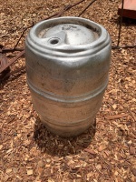 Vintage Stainless Steel Keg - 2