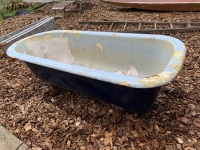 Vintage Cast Iron Roll Top Bath with Ball & Claw Feet