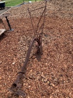 Vintage Iron Hand Plough for the Garden