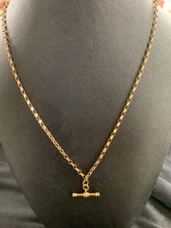 Vintage 9ct Gold Chain and Fob