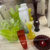 Collection of 6 Pieces of Mid-Century Art Glass - 2