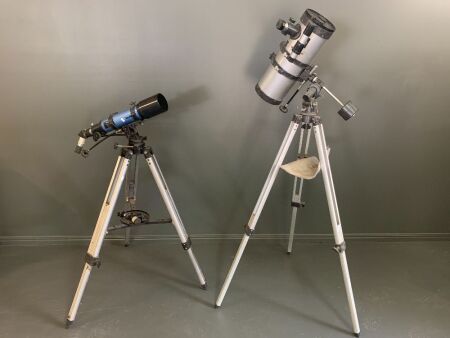 Celestron PowerSeeker 127 Telescope + Sky Watcher Telescope, Tripods, Eye Pieces Etc
