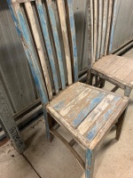 Pair of Boatwood Dining Chairs - As Is - 4