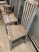 Pair of Boatwood Dining Chairs - As Is - 5