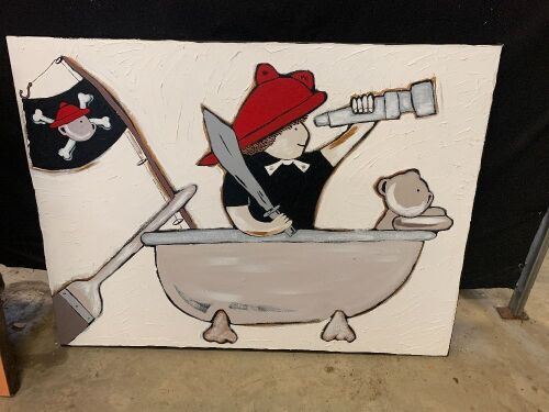 Original Oil on Canvas - 'Ship Ahoy'