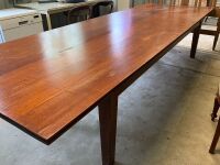 Antique Silky Oak Boardroom Table from Cooroy Hospital - 2