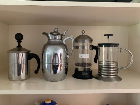 Asstd Lot of 4 Coffee Pots