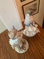 2 Coalport Figurines - The Boy + Visiting Day (As Is) - 3