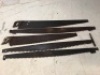 Job Lot of 4 Crosscut Saws + 1 Large Double Handed Saw