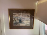 3 Framed Watercolours of Colliery/Coal Mine Pit Heads - 2