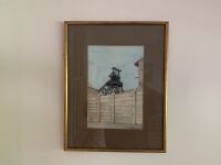 3 Framed Watercolours of Colliery/Coal Mine Pit Heads - 4