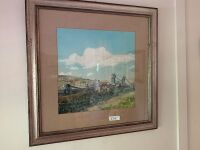 3 Framed Watercolours of Colliery/Coal Mine Pit Heads - 3