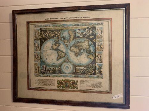 Framed Map Print