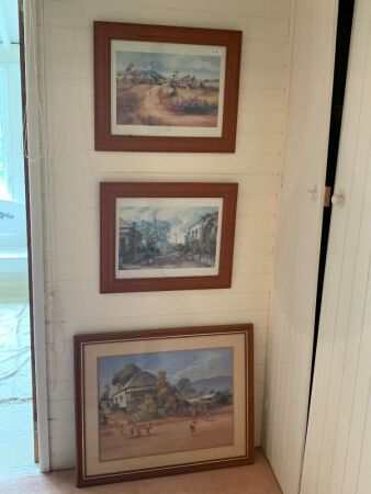 3 Framed d'Arcy W.Doyle Prints