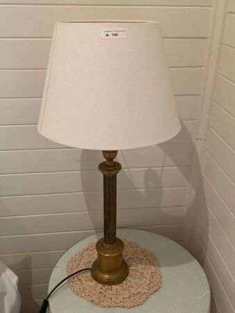 Contemporary Brass Table Lamp