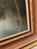 Original Framed Oil on Board - Noosa River Bank - Signed Jenny Putney - 2