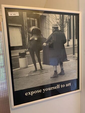 Framed Poster - Expose Yourself to Art