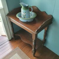 Antique Red Cedar Washstand